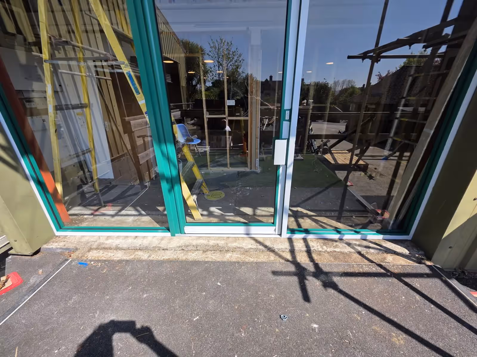 New shopfront door installation by Avanti Doors