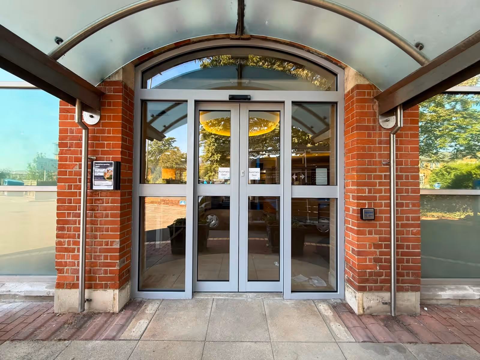 Automatic Sliding Entrance — Reigate Town Hall, Surrey